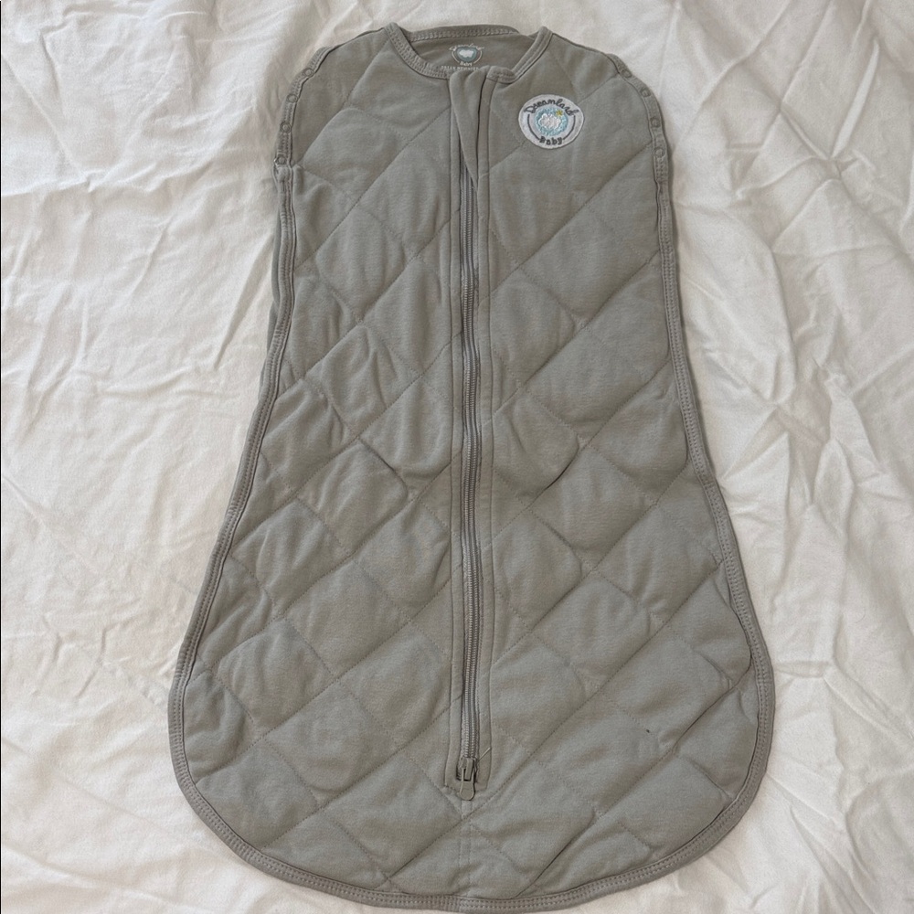 Gray Quilted Kids One Piece